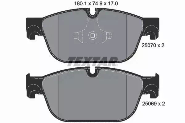 TEXTAR TARCZE+KLOCKI PRZÓD CITROEN C5 III C6 PEUGEOT 508 I 340MM 