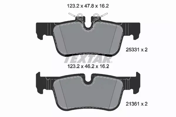 TEXTAR TARCZE+KLOCKI P+T BMW X1 F48 X2 F39 307MM 