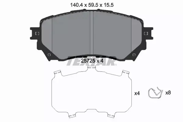 TEXTAR TARCZE+KLOCKI PRZÓD MAZDA 6 GJ 297MM 