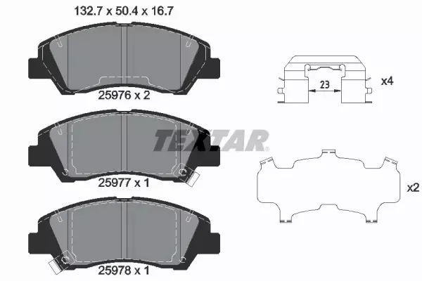 TEXTAR TARCZE+KLOCKI PRZÓD HYUNDAI I10 241MM 