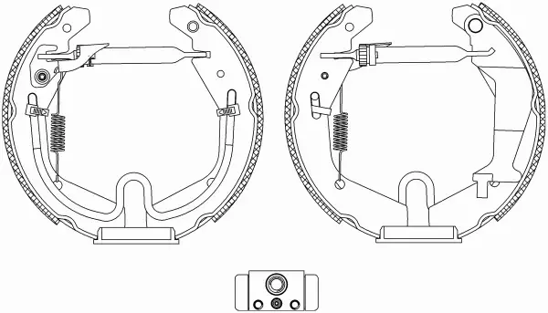 TEXTAR SZCZĘKI HAMULCOWE+CYLINDERKI 84065200 