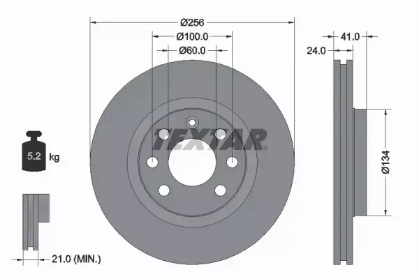 TEEXTAR TARCZE+KLOCKI PRZÓD OPEL ASTRA F VECTRA B 