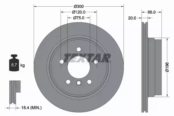 TEXTAR TARCZE+KLOCKI PRZÓD+TYŁ BMW X1 E84 330MM 