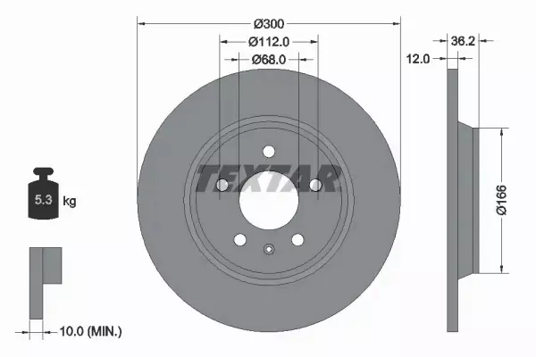 TEXTAR TARCZE+KLOCKI TYŁ AUDI A4 B8 A5 8T Q5 8R 