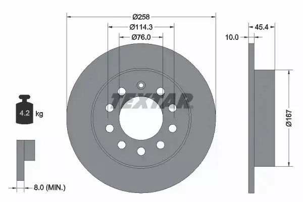 TEXTAR TARCZE+KLOCKI P+T HYUNDAI COUPE GK 280MM 