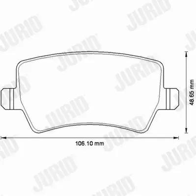 JURID KLOCKI CERAMICZNE TYŁ VOLVO V60 S80 II 