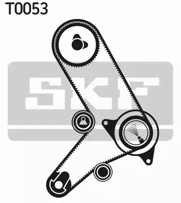 SKF ZESTAW PASKA ROZRZĄDU  VKMA 02154 