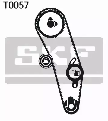 SKF ZESTAW PASKA ROZRZĄDU  VKMA 01020 