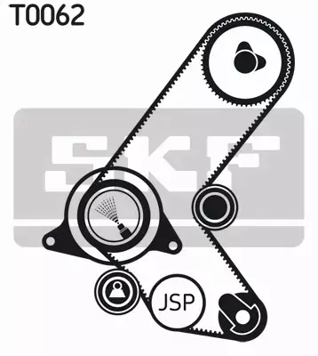 SKF Rozrząd OPEL ASTRA F CORSA B VECTRA A B 1.7 