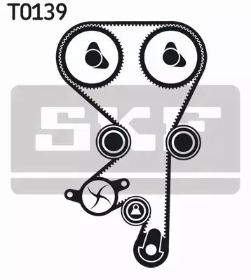 SKF ROZRZĄD + POMPA OPEL ASTRA G ZAFIRA A 1.8 16V 