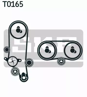 SKF ROZRZĄD + POMPA VW GOLF IV V BORA 1.4 16V 