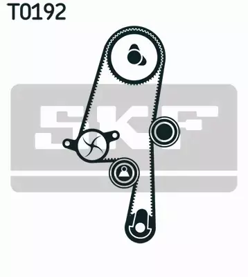 SKF ZESTAW PASKA ROZRZĄDU  VKMA 06220 