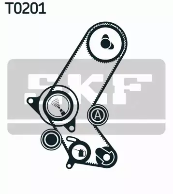 SKF ROZRZĄD + POMPA OPEL ASTRA H 1.7 CDTI 100KM 