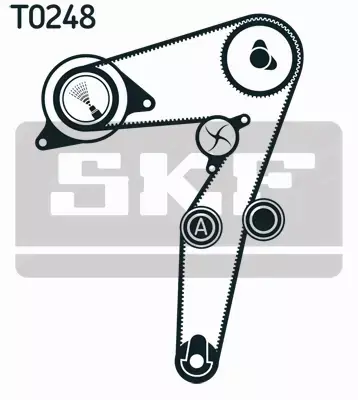 SKF POMPA WODY + ZESTAW PASKA ROZRZĄDU  VKMC 02193-2 