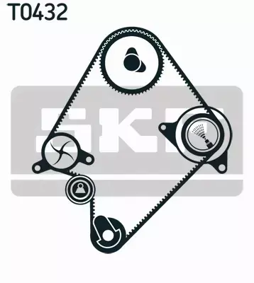 SKF ZESTAW PASKA ROZRZĄDU  VKMA 94009 