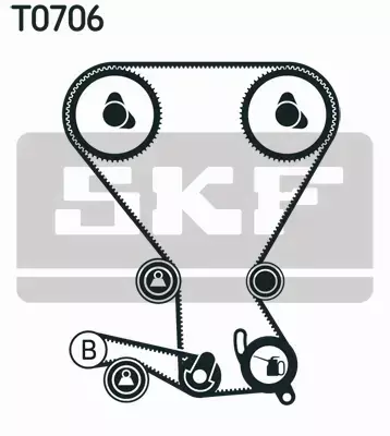 SKF ZESTAW PASKA ROZRZĄDU  VKMA 95959 