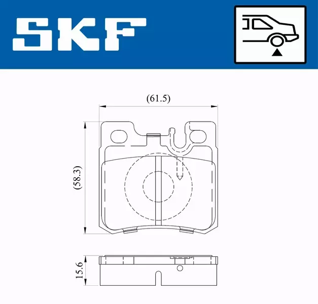 SKF KLOCKI HAMULCOWE VKBP 90373 