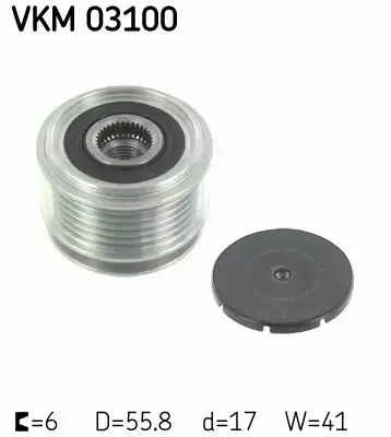 SKF SPRZĘGŁO ALTERNATORA VKM 03100 