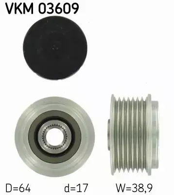 SKF SPRZĘGŁO ALTERNATORA VKM 03609 