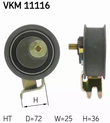 SKF ROLKA PASKA ROZRZĄDU VKM 11116 