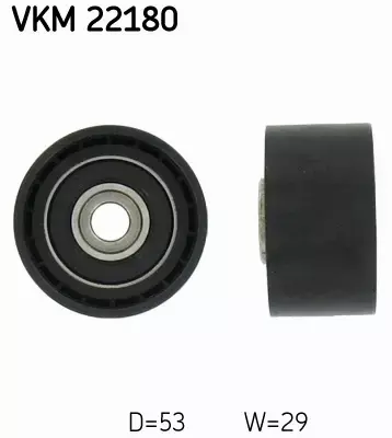 SKF ROLKA PASKA ROZRZĄDU VKM 22180 