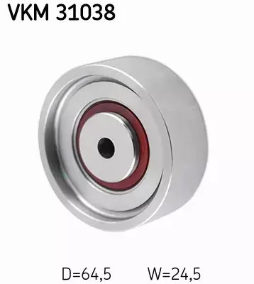 SKF ROLKA PROWADZĄCA PASKA VKM 31038 