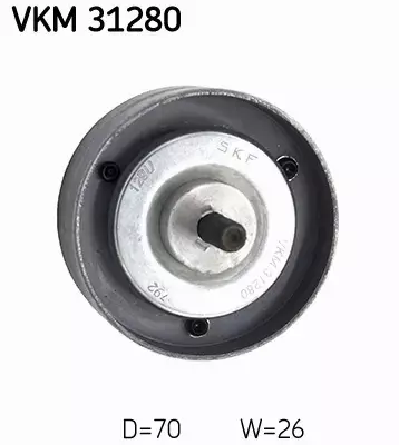 SKF ROLKA PROWADZĄCA PASKA VKM 31280 