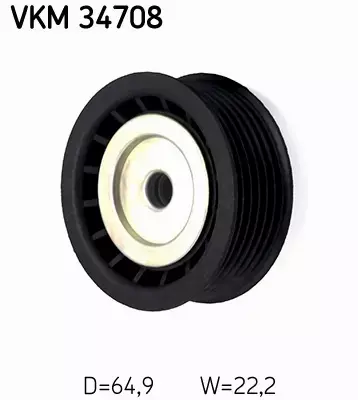 SKF ROLKA PASKA PROWADZĄCA VKM 34708 