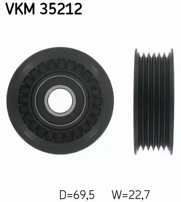 SKF ROLKA PROWADZĄCA PASKA VKM 35212 