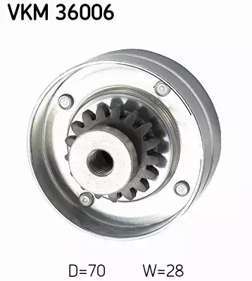 SKF ROLKA PROWADZĄCA PASKA VKM 36006 