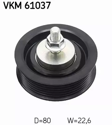 SKF ROLKA PROWADZĄCA PASKA VKM 61037 