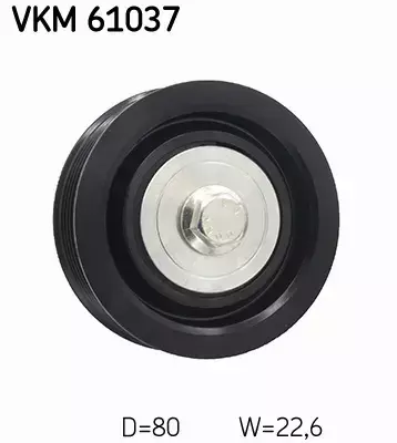 SKF ROLKA PROWADZĄCA PASKA VKM 61037 