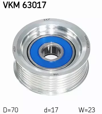 SKF ROLKA PROWADZĄCA PASKA VKM 63017 