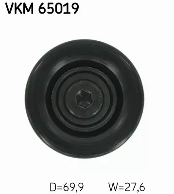 SKF ROLKA PROWADZĄCA PASKA VKM 65019 