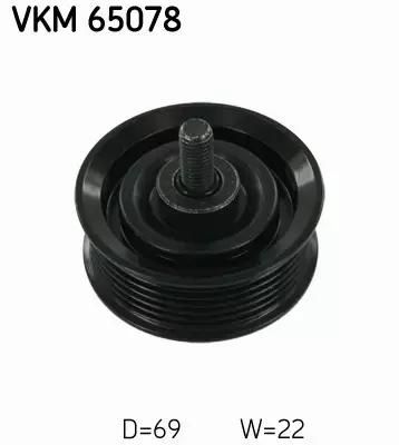 SKF ROLKA PROWADZĄCA VKM 65078 