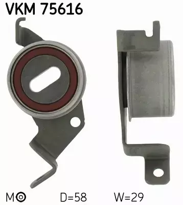 SKF ROLKA PASKA ROZRZĄDU VKM 75616 