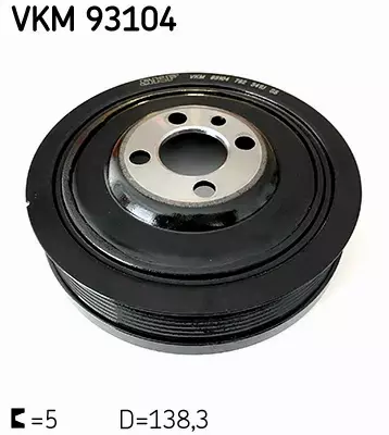 SKF KOŁO PASOWE VKM 93104 