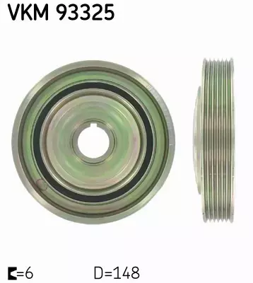 SKF KOŁO PASOWE VKM 93325 