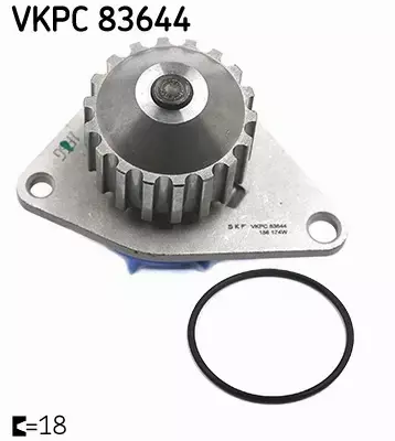 INA ROZRZĄD + POMPA SKF FIAT QUBO 1.4 8V 