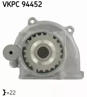 SKF POMPA WODY VKPC 94452 