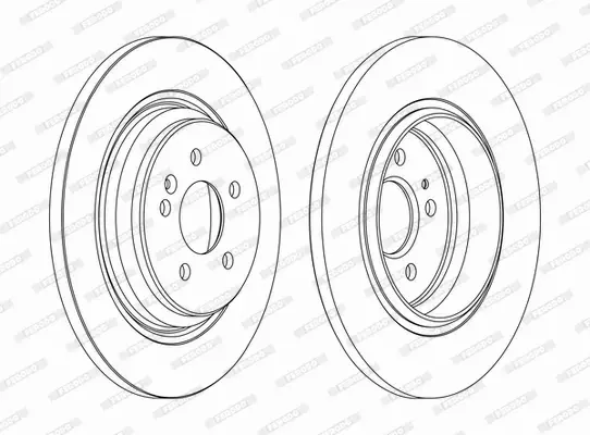 FERODO TARCZE HAMULCOWE DDF1099C 