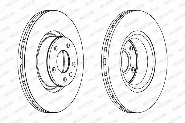 FERODO TARCZE+KLOCKI PRZÓD AUDI A6 C6 314MM 