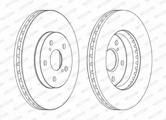 FERODO TARCZE HAMULCOWE DDF1446C 