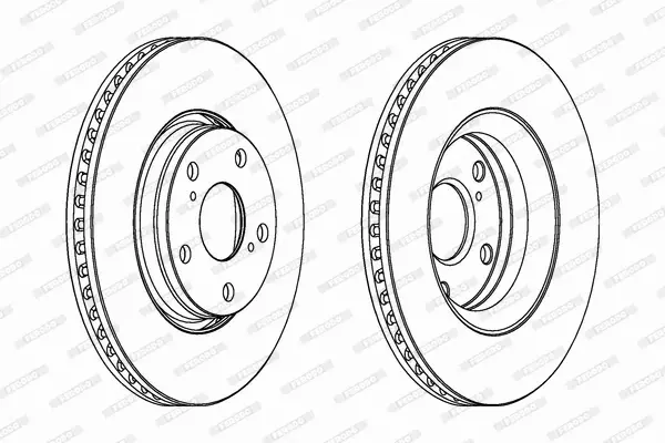 FERODO TARCZE HAMULCOWE DDF1756C 