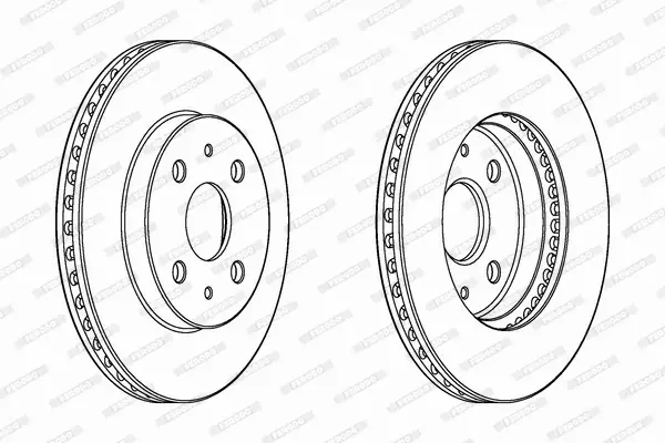 FERODO TARCZE HAMULCOWE DDF1758C 