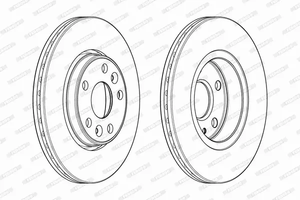 FERODO TARCZE+KLOCKI PRZÓD RENAULT CLIO IV 258MM 