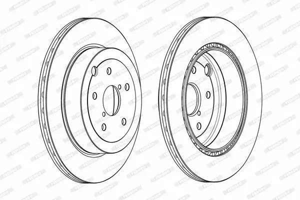 FERODO TARCZE+KLOCKI TYŁ IMPREZA GR GE 316MM 