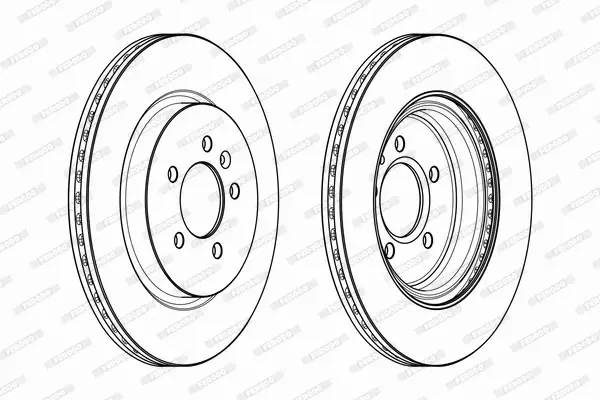 FERODO TARCZE HAMULCOWE DDF2188C 