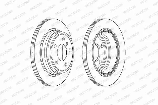 FERODO TARCZE HAMULCOWE DDF2313C 