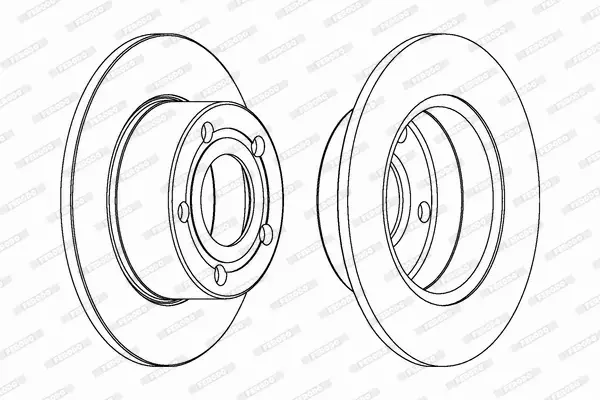 FERODO TARCZE+KLOCKI P+T VW PASSAT B5 B5FL 288MM 